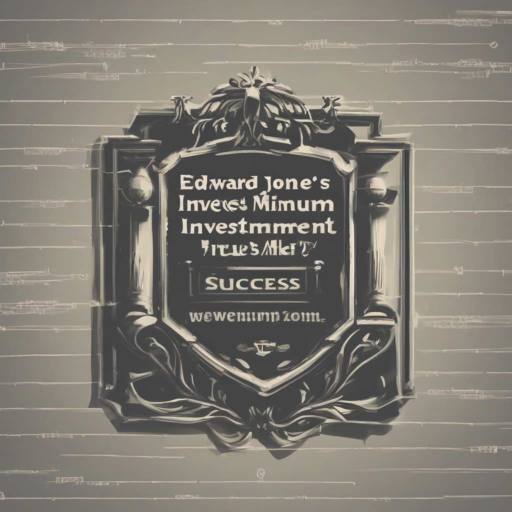 Edward Jones Minimum Investment: A Comprehensive Guide